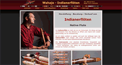Desktop Screenshot of indianerfloete.de