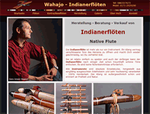 Tablet Screenshot of indianerfloete.de